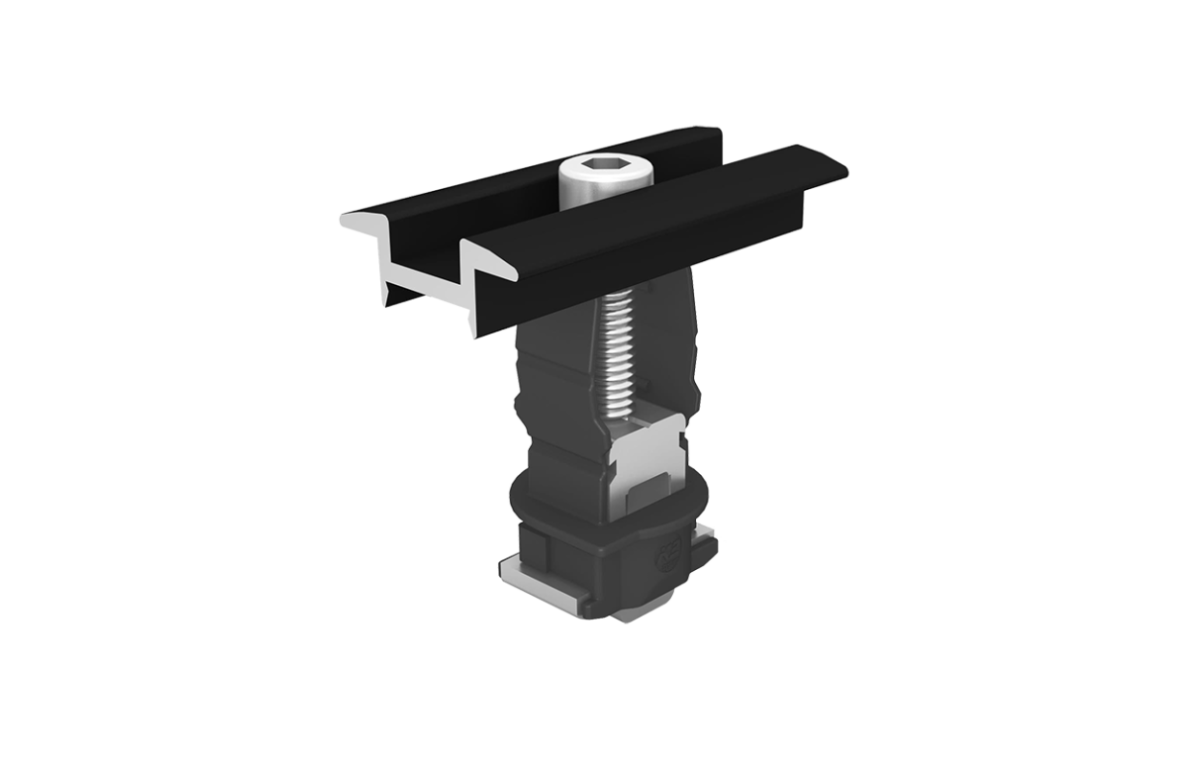 Pince centrale Universal MC 24-40 mm noire - K2 Systems