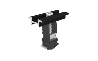 Pince centrale Universal MC 24-40 mm noire - K2 Systems