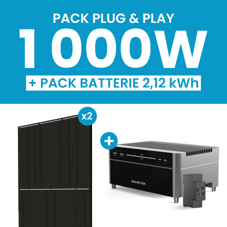 Kit solaire 1000W JA Solar avec batterie Marstek Venus A