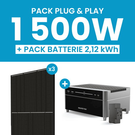 Kit solaire 1500W JA Solar avec batterie Marstek Venus A