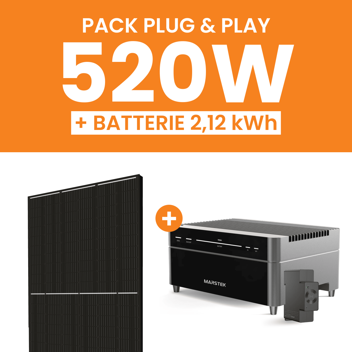 Kit solaire 520W Flagsun avec batterie Marstek Venus A