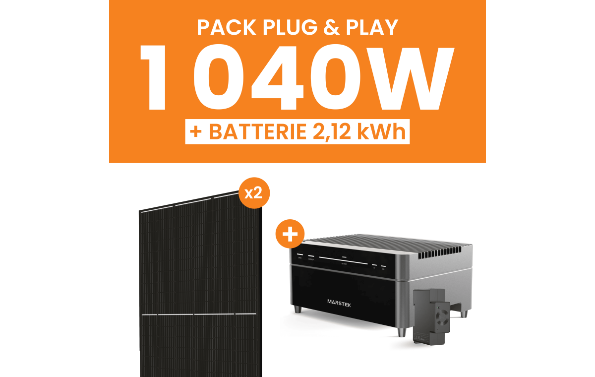 Kit solaire 1040W Flagsun avec batterie Marstek Venus A