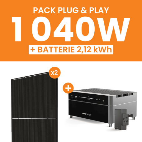 Kit solaire 1040W Flagsun avec batterie Marstek Venus A