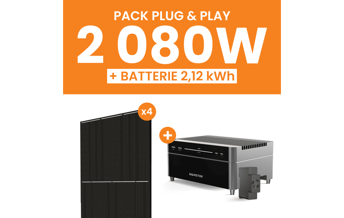 Kit solaire 2080W Flagsun avec batterie Marstek Venus A