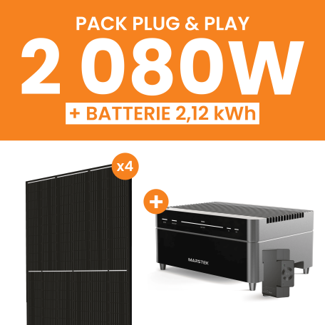Kit solaire 2080W Flagsun avec batterie Marstek Venus A
