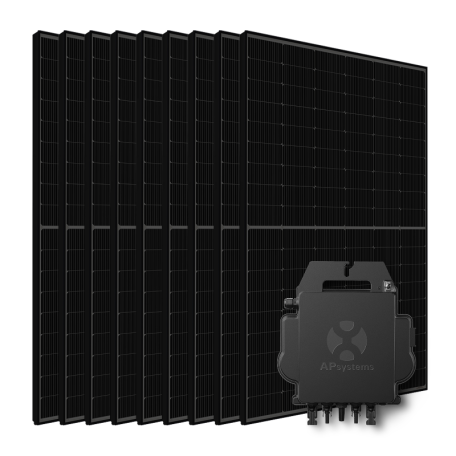 Kit solaire 5400W MK-Sun Triphasé – Micro-onduleurs QT2