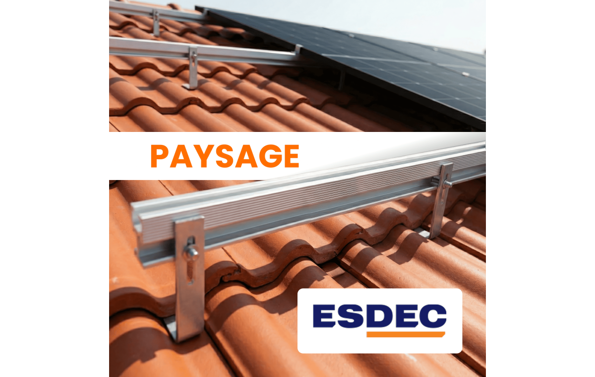 Kit de fixation tuiles paysage ClickFit Evo - ESDEC