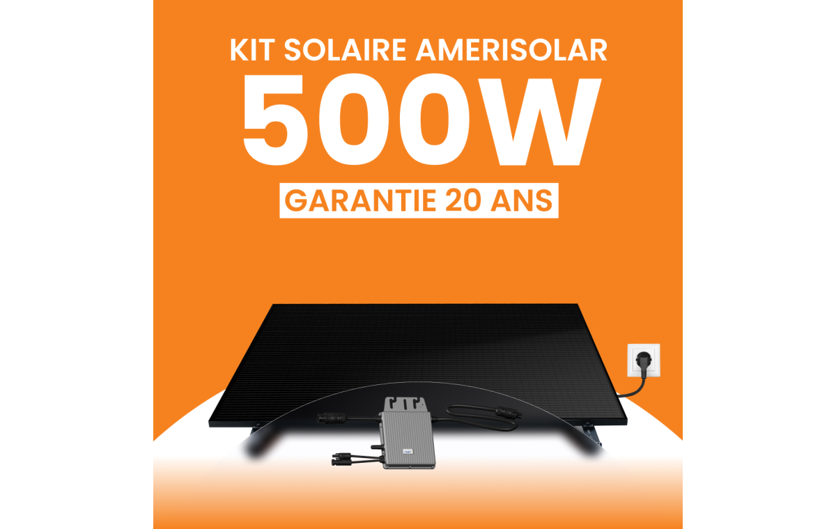 Kit solaire Plug & Play Amerisolar 500W