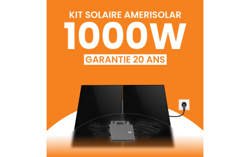 Kit solaire Plug & Play Amerisolar 1000W