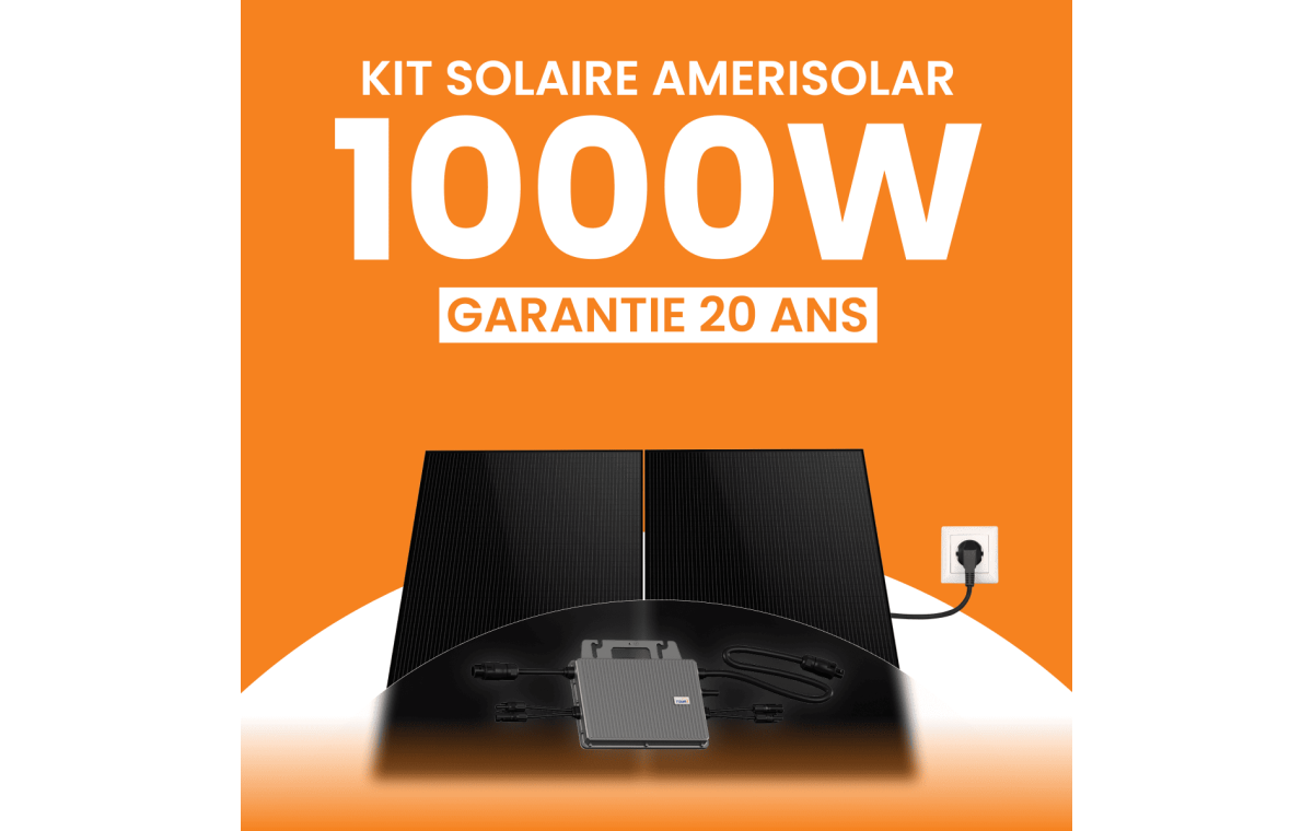 Kit solaire Plug & Play Amerisolar 1000W