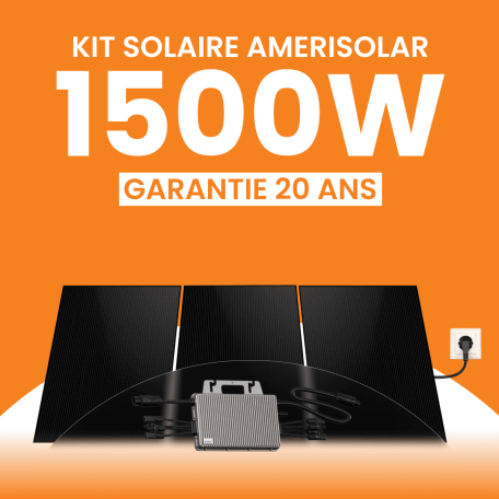 Kit panneau solaire plug and play 1500Wc Amerisolar