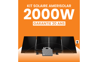 Kit panneau solaire plug and play 2000Wc Amerisolar