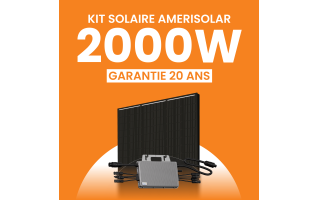 Kit solaire Autoconsommation 2000Wc Amerisolar - Micro-onduleur TSUN