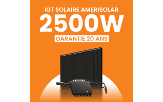 Kit solaire Autoconsommation 2500Wc Amerisolar - Micro-onduleur TSUN