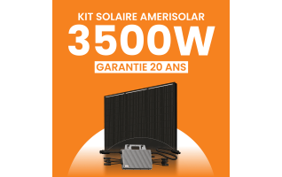 Kit solaire Autoconsommation 3500Wc Amerisolar - Micro-onduleur TSUN