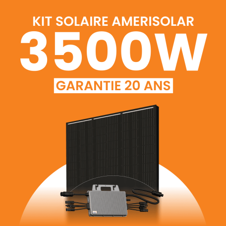 Kit solaire Autoconsommation 3500Wc Amerisolar - Micro-onduleur TSUN
