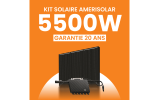Kit solaire Autoconsommation 5500Wc Amerisolar - Micro-onduleur TSUN