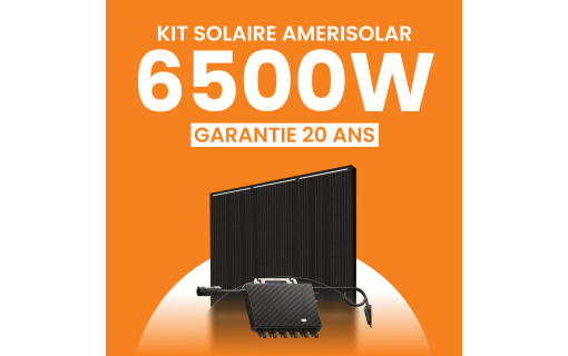 Kit solaire Autoconsommation 6500Wc Amerisolar - Micro-onduleur TSUN