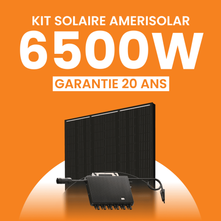 Kit solaire Autoconsommation 6500Wc Amerisolar - Micro-onduleur TSUN