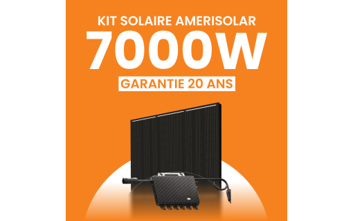 Kit solaire Autoconsommation 7000Wc Amerisolar - Micro-onduleur TSUN