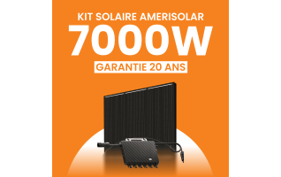 Kit solaire Autoconsommation 7000Wc Amerisolar - Micro-onduleur TSUN
