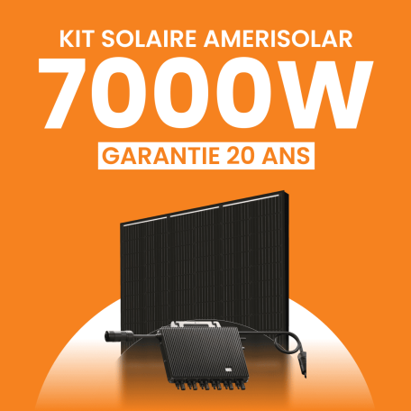 Kit solaire Autoconsommation 7000Wc Amerisolar - Micro-onduleur TSUN