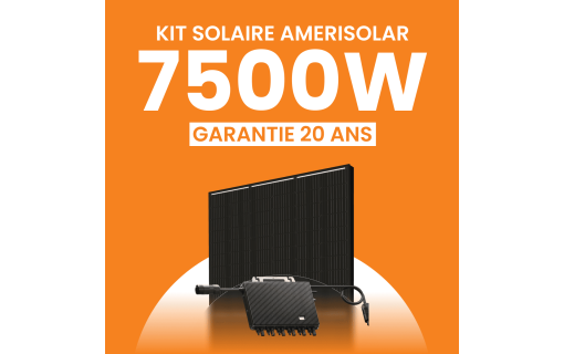 Kit solaire Autoconsommation 7500Wc Amerisolar - Micro-onduleur TSUN