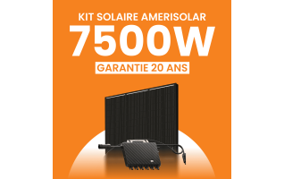 Kit solaire Autoconsommation 7500Wc Amerisolar - Micro-onduleur TSUN