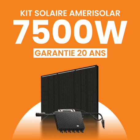 Kit solaire Autoconsommation 7500Wc Amerisolar - Micro-onduleur TSUN