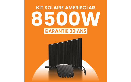 Kit solaire Autoconsommation 8500Wc Amerisolar - Micro-onduleur TSUN