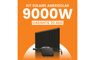 Kit solaire Autoconsommation 9000Wc Amerisolar - Micro-onduleur TSUN