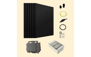 Kit solaire triphasé 3500W Amerisolar 500Wc – Micro-onduleur APSYSTEMS QT2