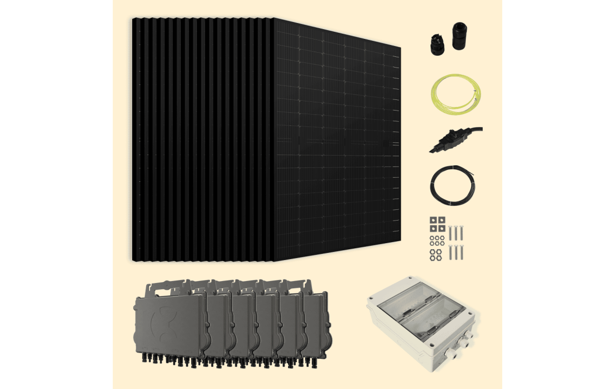Kit solaire triphasé 11500W Amerisolar 500Wc – Micro-onduleur APSYSTEMS QT2