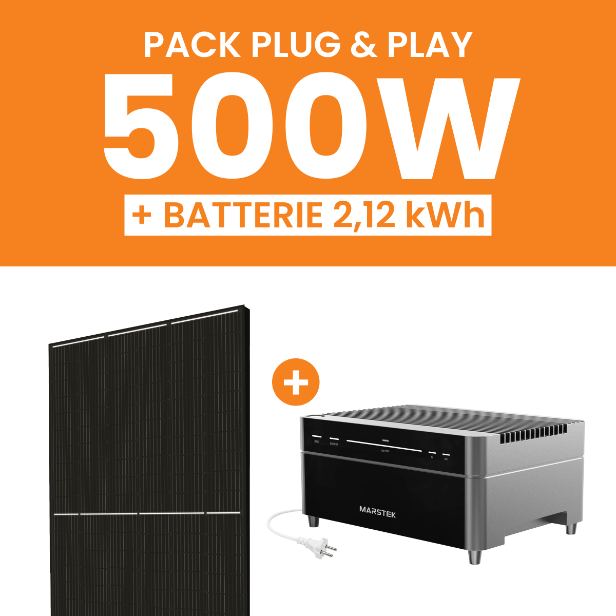 Kit 500W Amerisolar - Batterie Marstek Venus A