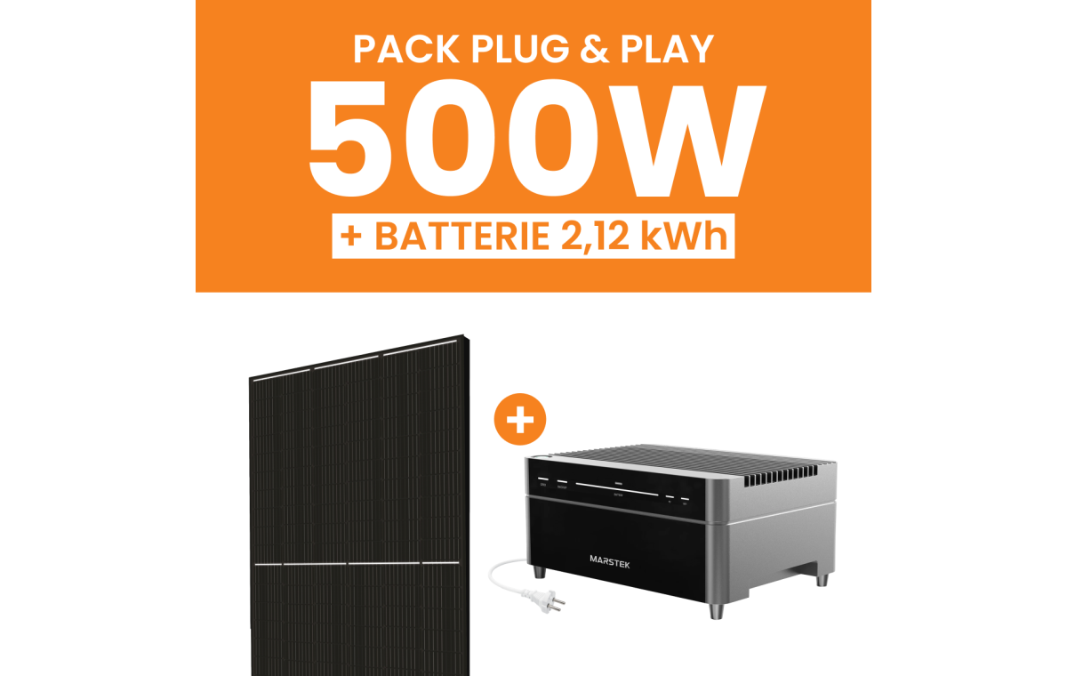 Kit 500W Amerisolar - Batterie Marstek Venus A