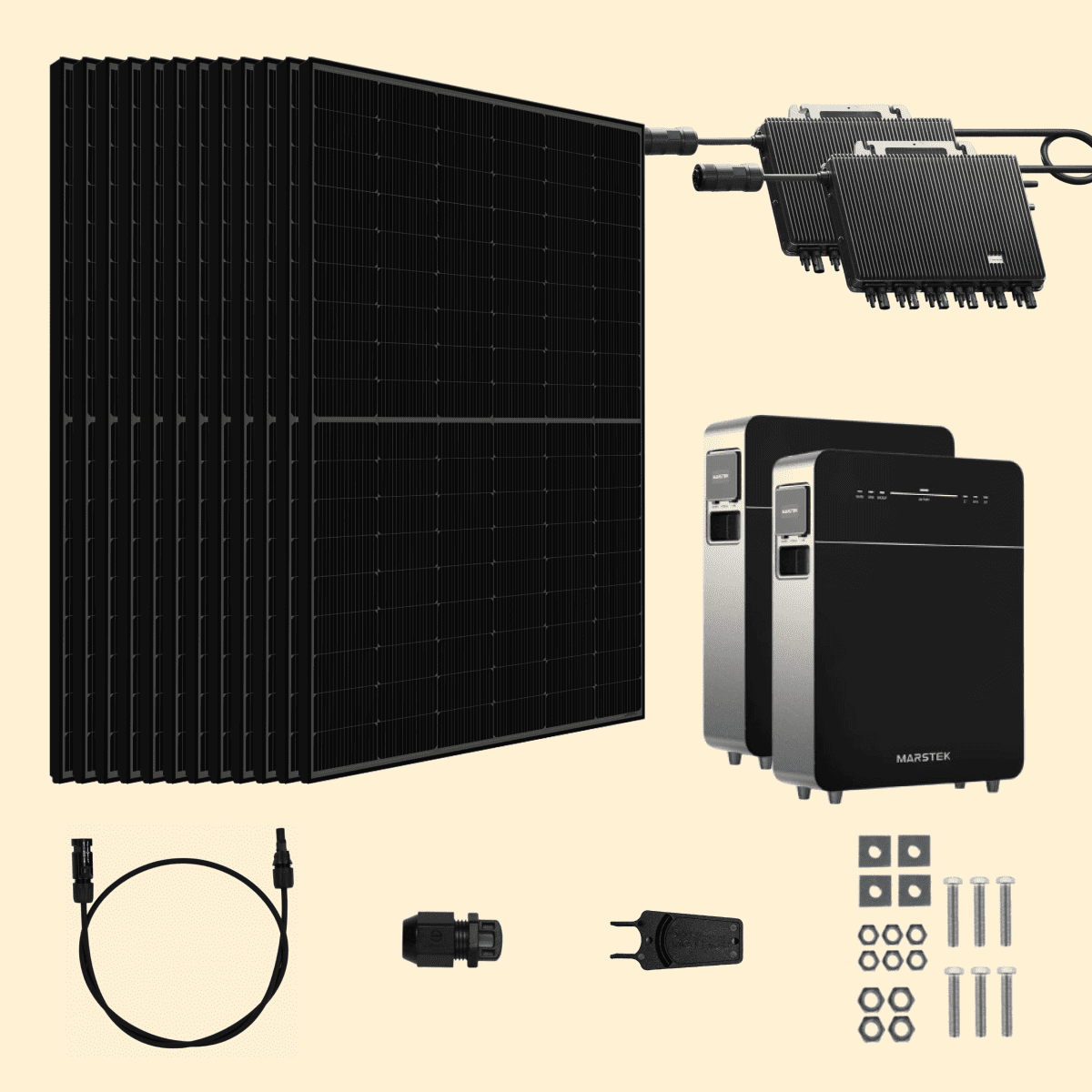 Kit 6000W Amerisolar TSUN - Batterie Marstek Venus E