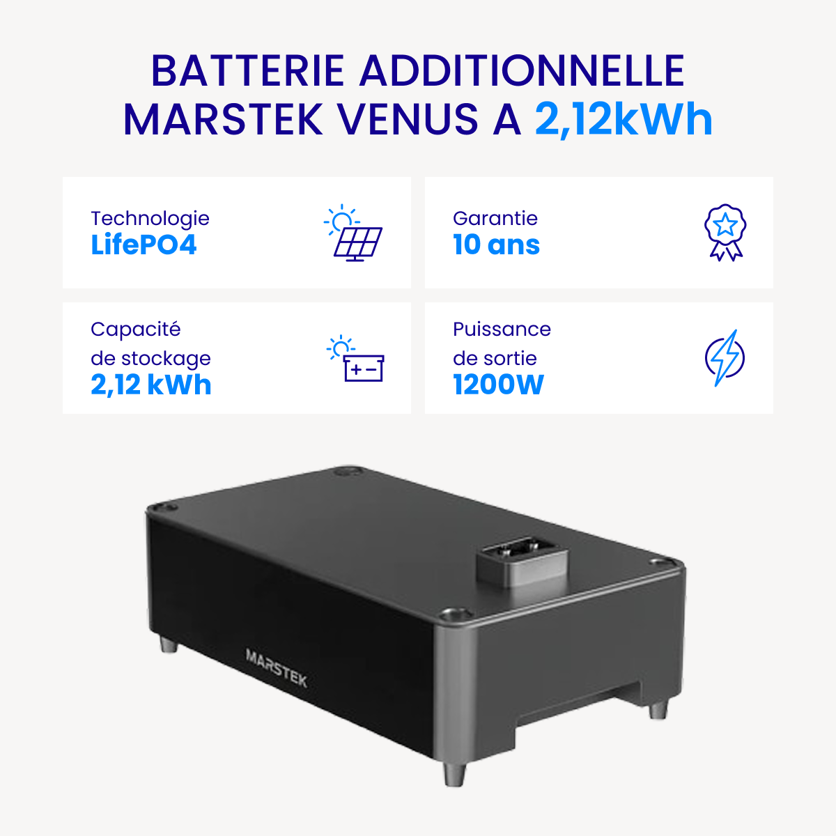 Batterie additionnelle 2,12 kWh Marstek Venus A - Marstek