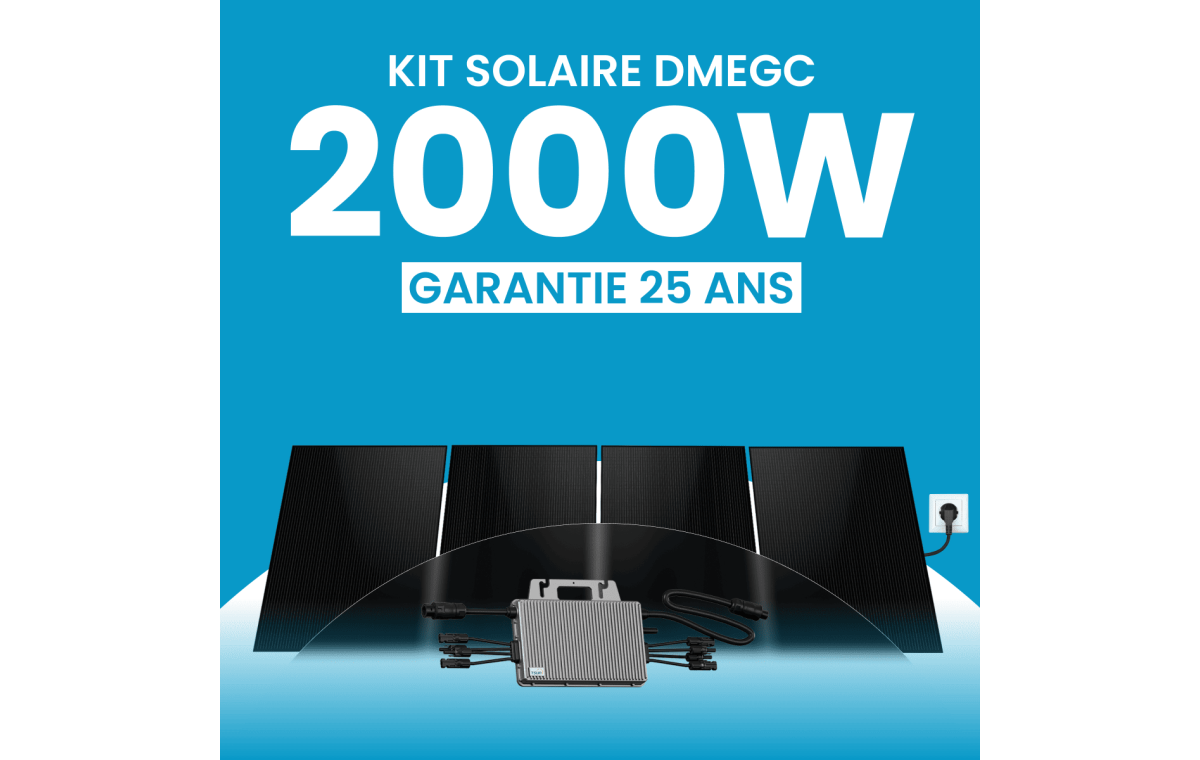Kit solaire plug & play 2000W DMEGC – Micro-onduleur TSUN MS2000