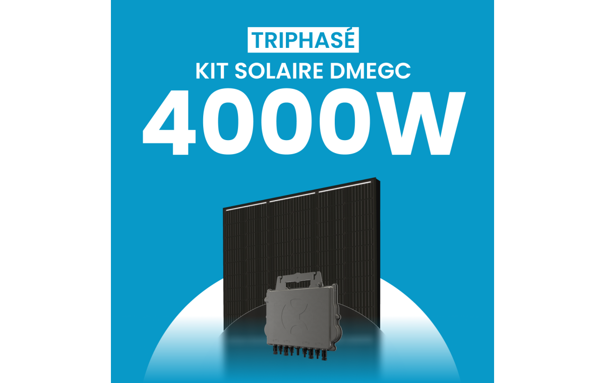 Kit solaire 4000W DMEGC – Micro-onduleurs QT2 Triphasé