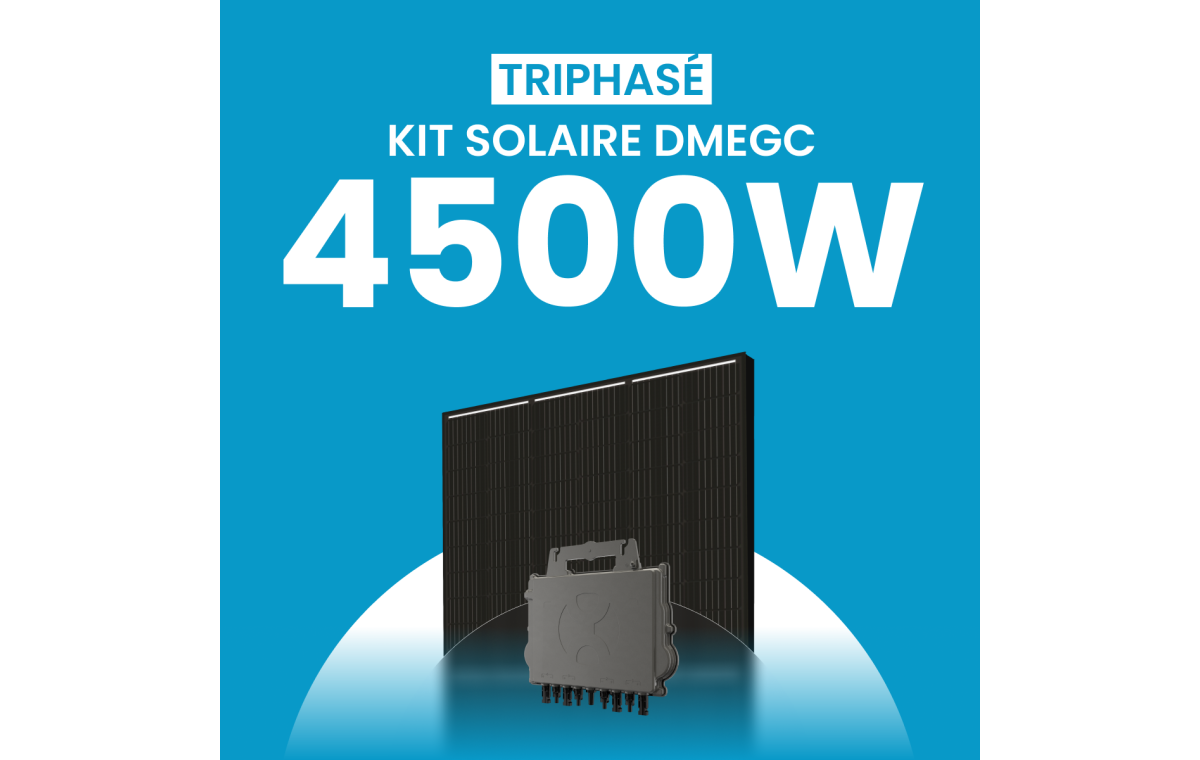 Kit solaire 4500W DMEGC – Micro-onduleurs QT2 Triphasé