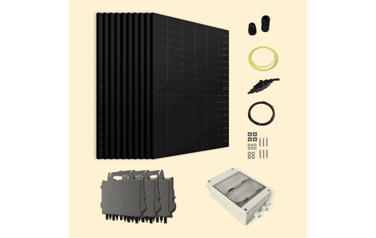 Kit solaire 5000W DMEGC – Micro-onduleurs QT2 Triphasé