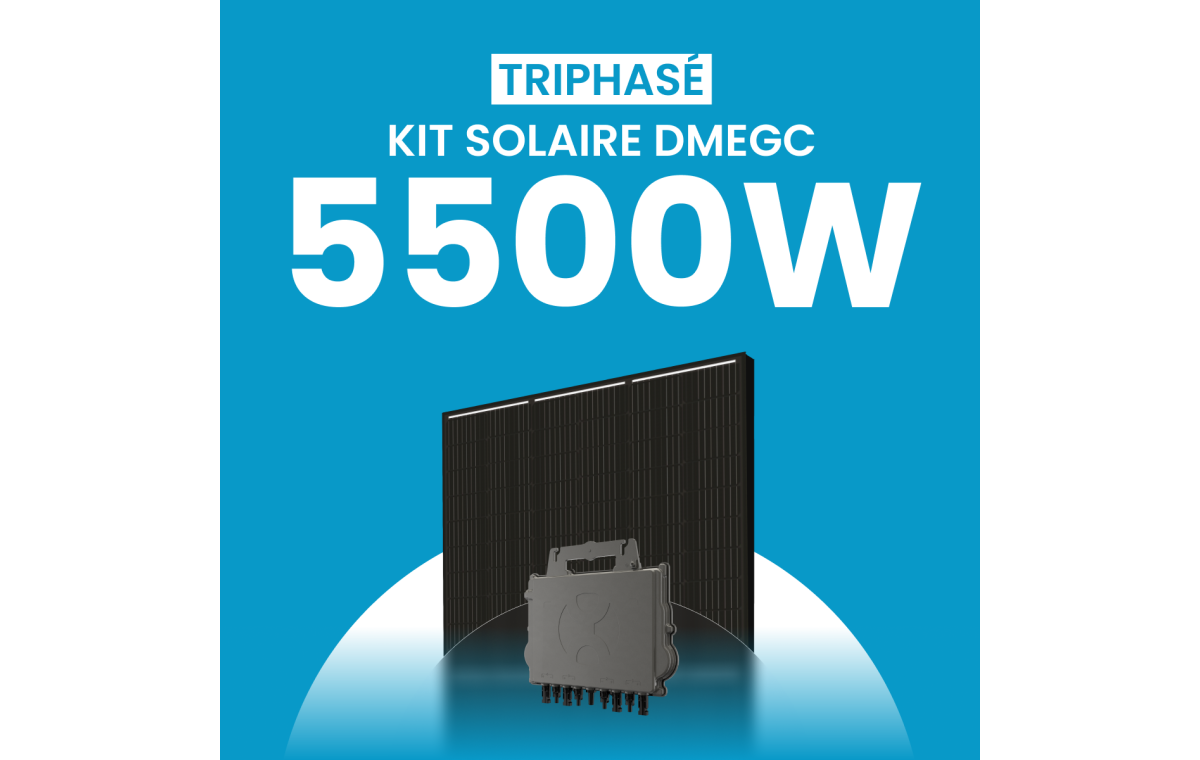 Kit solaire 5500W DMEGC – Micro-onduleurs QT2 Triphasé