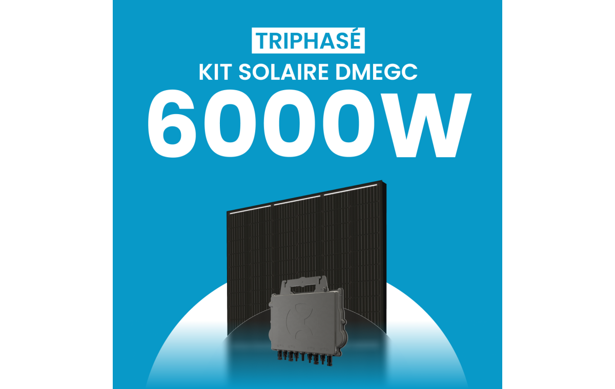 Kit solaire 6000W DMEGC – Micro-onduleurs QT2 Triphasé