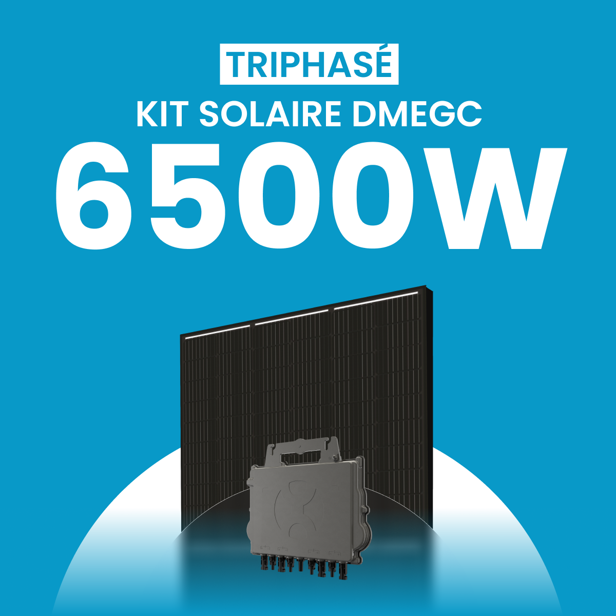 Kit solaire 6500W DMEGC – Micro-onduleurs QT2 Triphasé