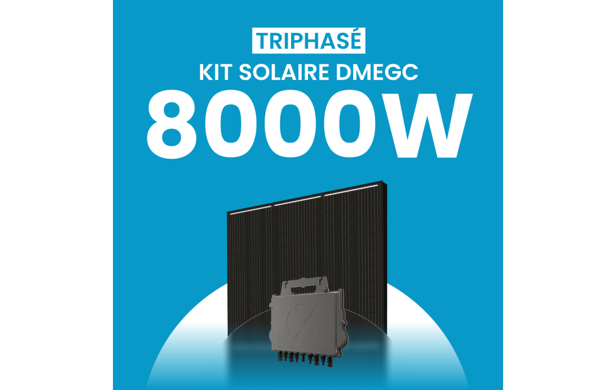 Kit solaire 8000W DMEGC – Micro-onduleurs QT2 Triphasé