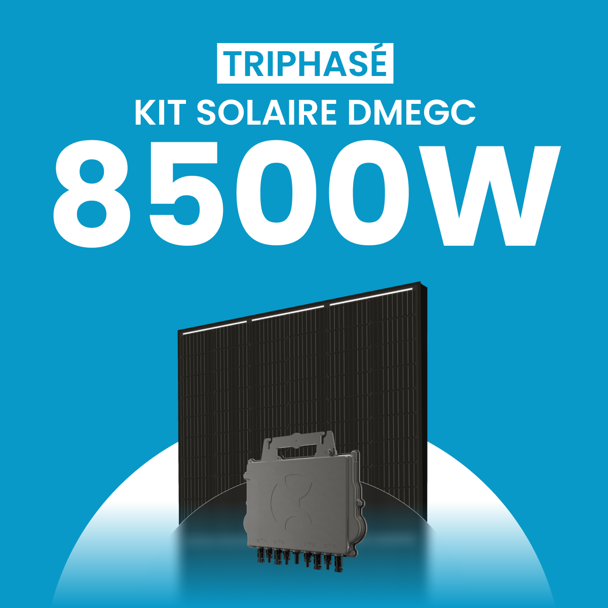 Kit solaire 8500W DMEGC – Micro-onduleurs QT2 Triphasé
