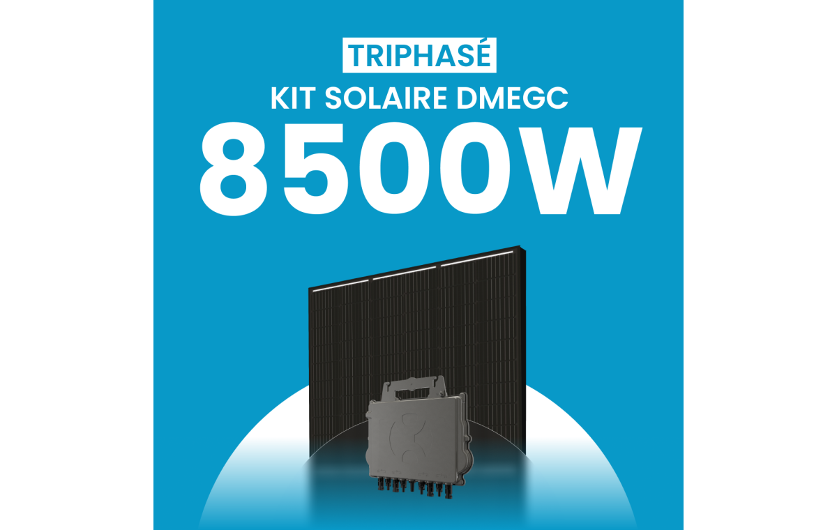 Kit solaire 8500W DMEGC – Micro-onduleurs QT2 Triphasé