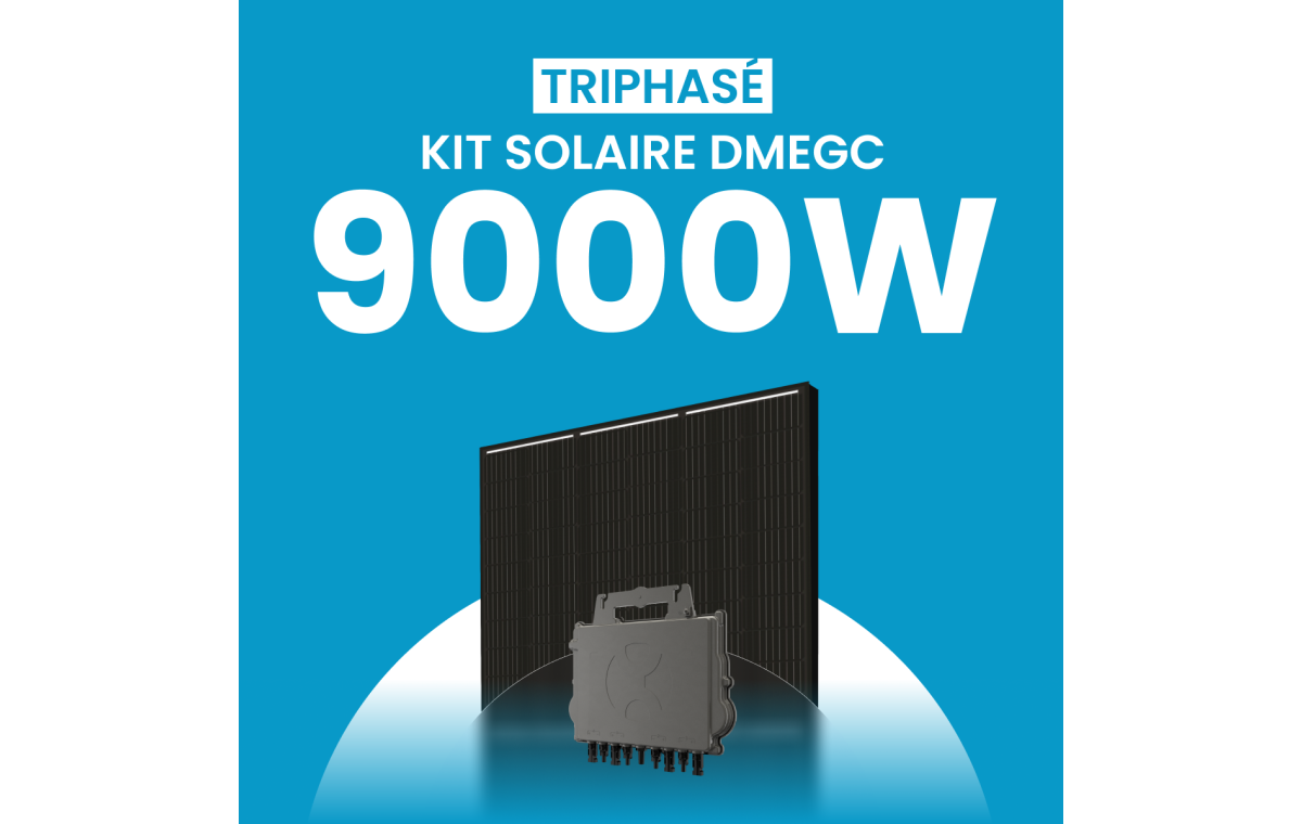 Kit solaire 9000W DMEGC – Micro-onduleurs QT2 Triphasé
