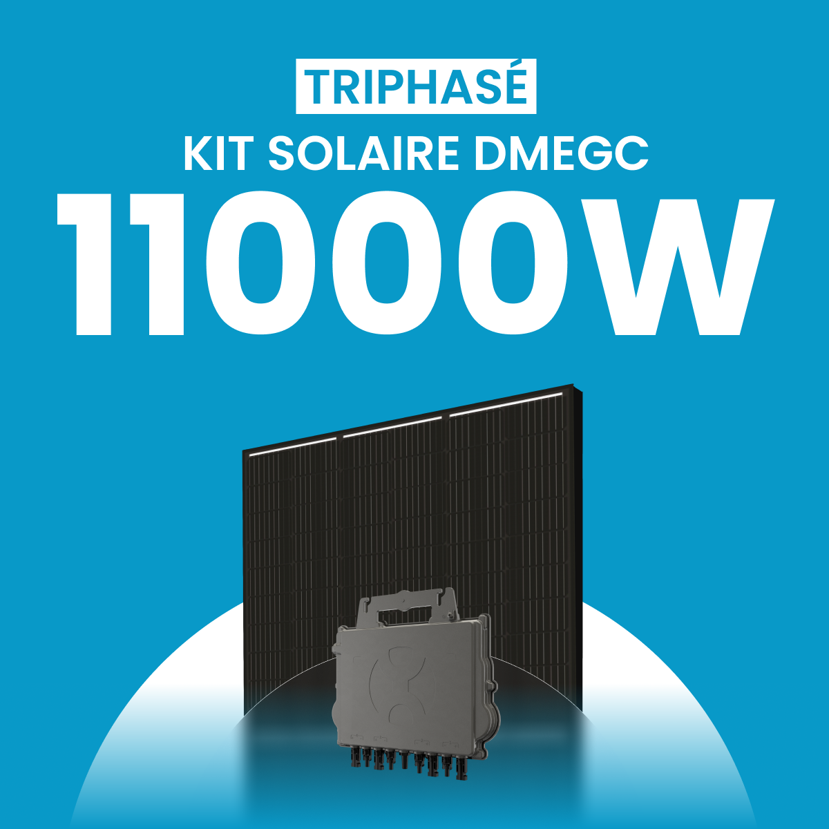 Kit solaire 11000W DMEGC – Micro-onduleurs QT2 Triphasé
