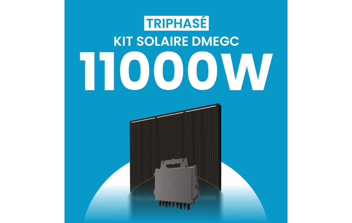 Kit solaire 11000W DMEGC – Micro-onduleurs QT2 Triphasé
